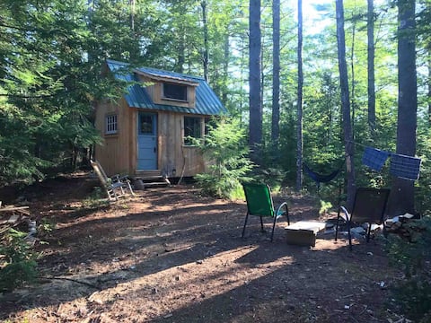 Woodland Cabin with Pond Frontage
