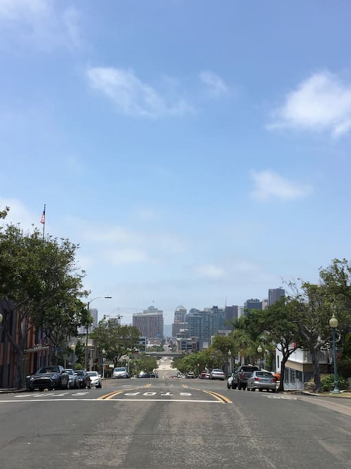 LOOK HOW CLOSE YOU ARE TO DOWNTOWN. JUST LOOK.