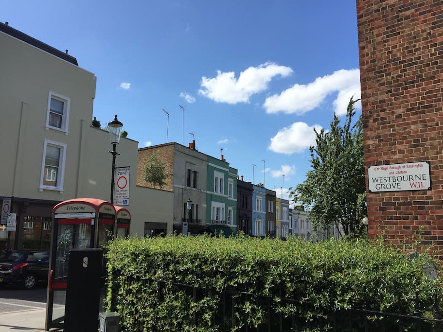 Portobello Road (5 min walk)