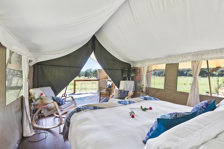 Glamping @ Byron #5 Luxury-teltta, jossa on sisäkylpyhuone! - Teltat  vuokrattavaksi in Byron Bay, Uusi Etelä-Wales, Australia - Airbnb