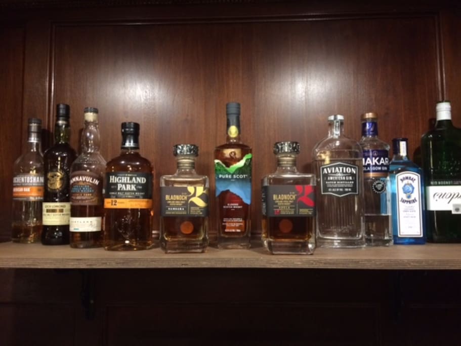 Scottish Whisky & Gins