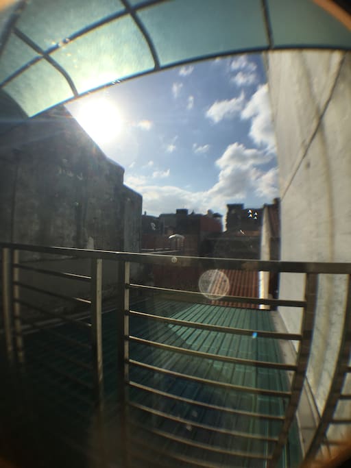 太陽公公常常來串門
