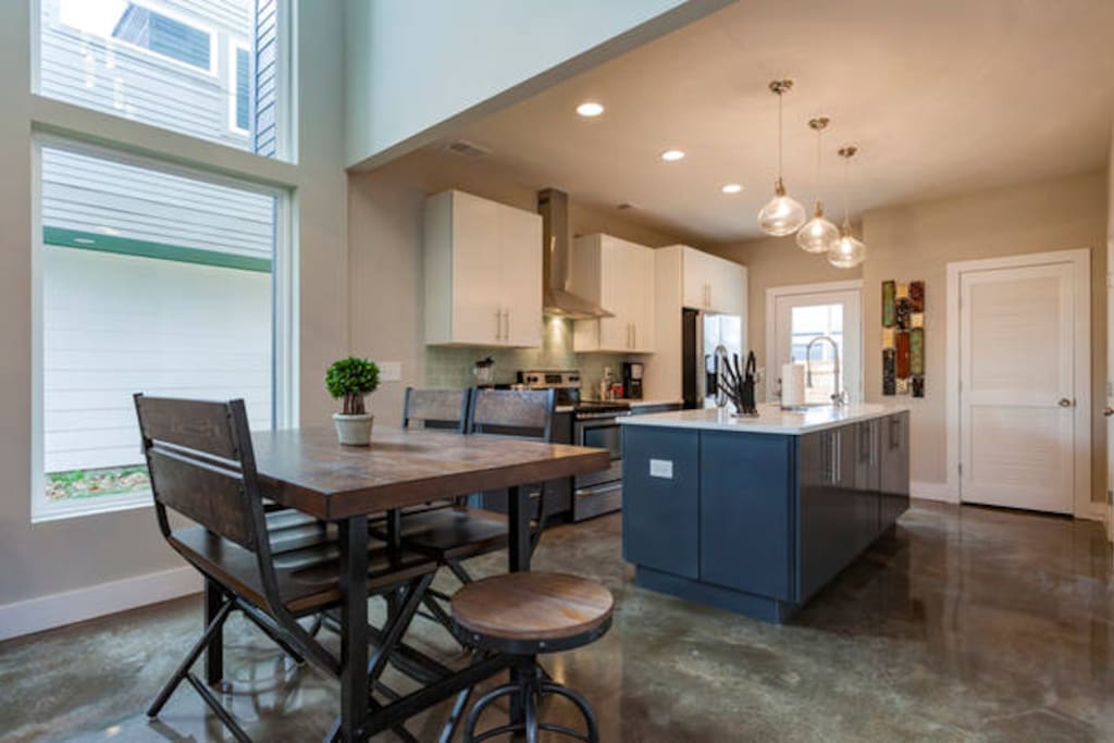 Enjoy an open living concept!