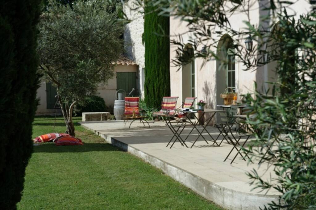 La terrasse extérieure