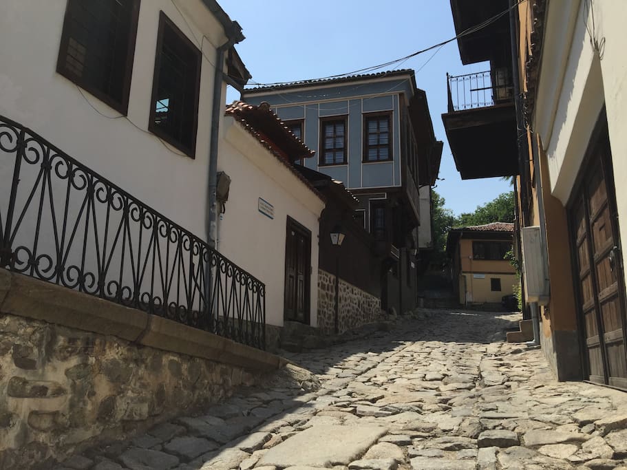 While you would be located between the iconic "Danchovata" and "The Blue" houses you shouldn't forget to bring a pair of comfortable shoes...