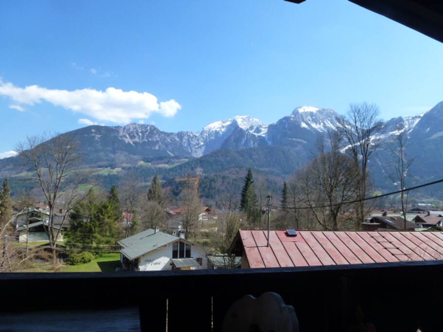 Aussicht vom Balkon