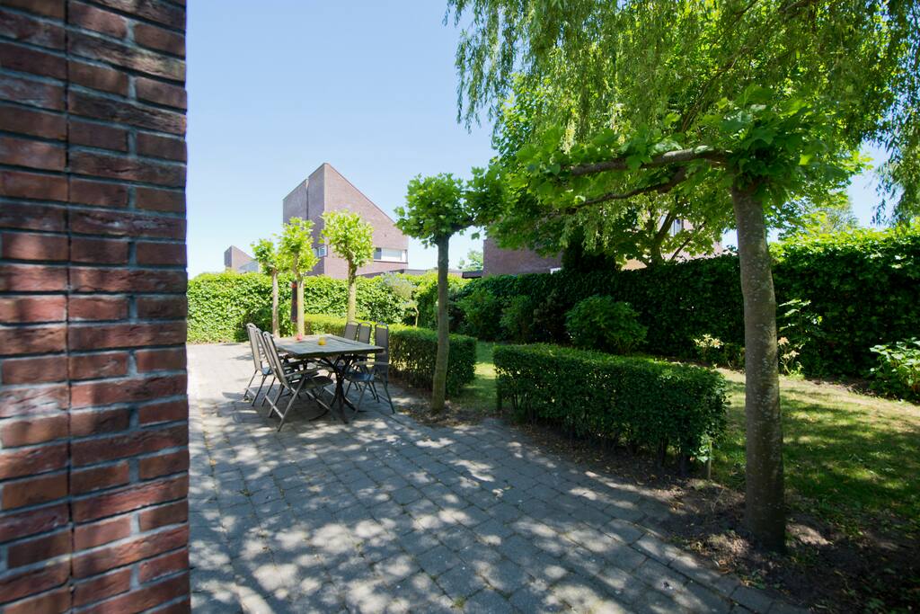 Terrace looking at garden