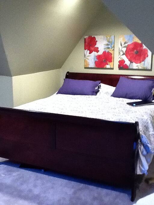 Private Master Bedroom and Bathroom on the second floor!