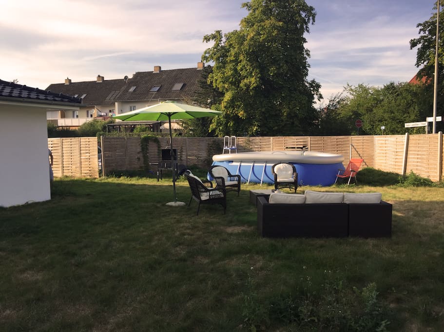 Garden with pool