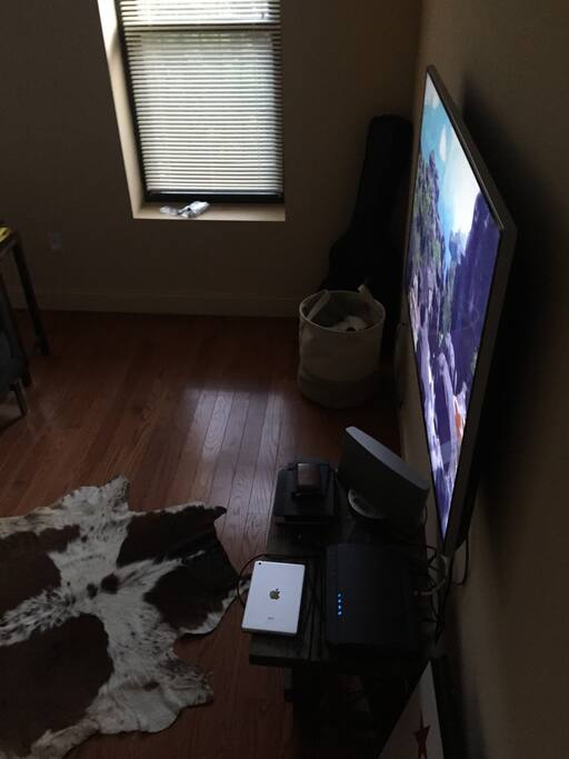 Binge a little while you watch a 50" 4K TV.