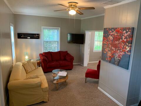The Carriage House; game room & grill area