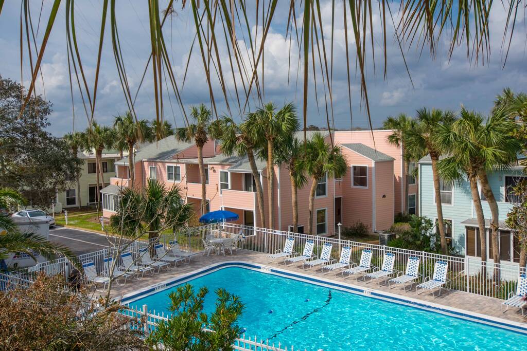 Pool is right in front of the unit
