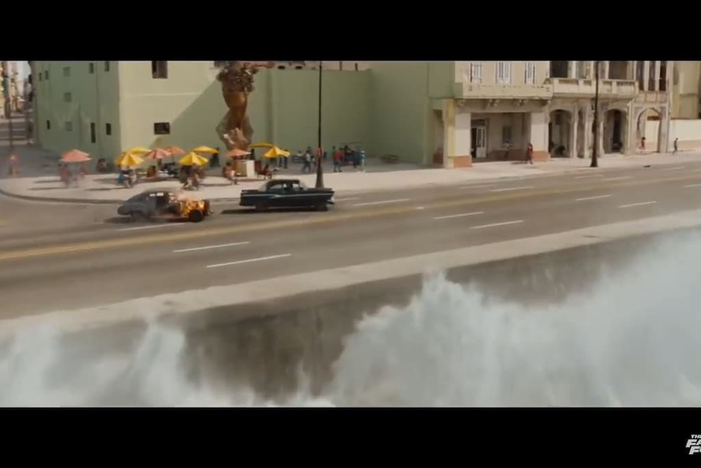 Back of house featured in "Fate of the Furious"