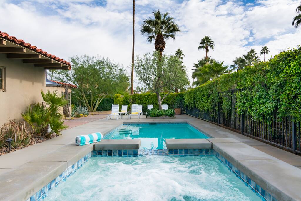 Private backyard