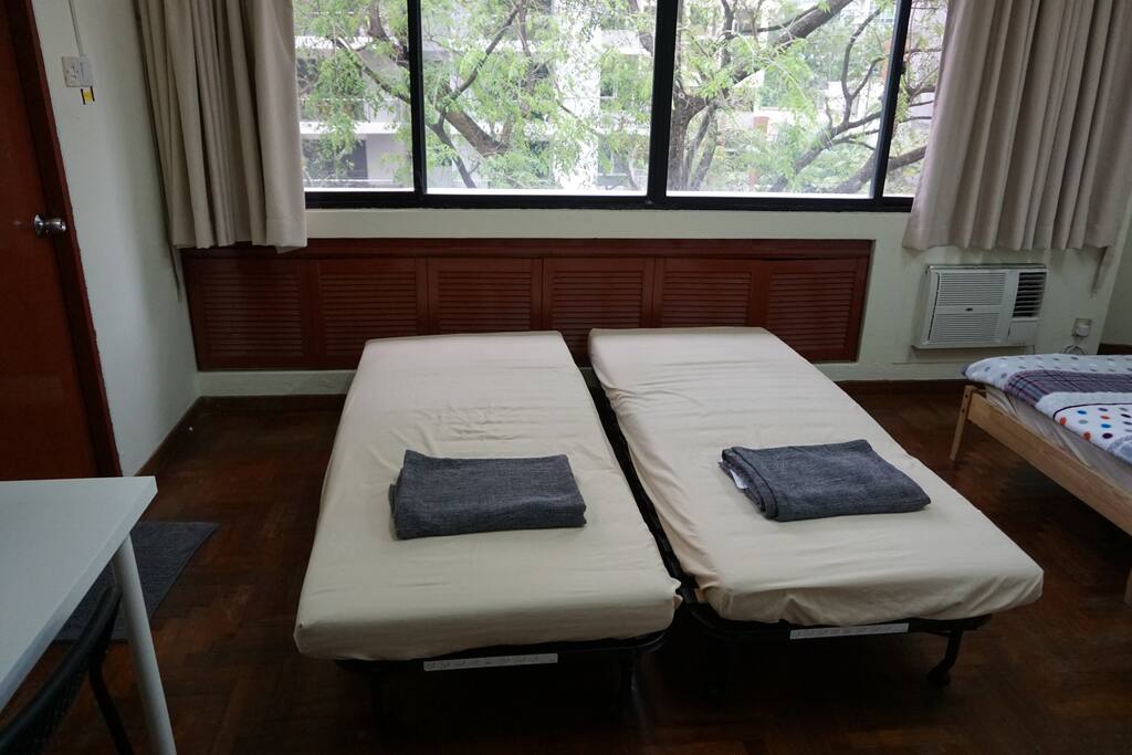 Sofa Bed changed into 2 single beds