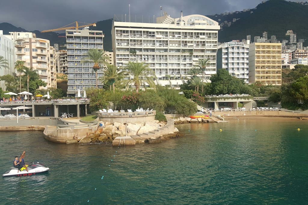 Manar is the biggest building on this picture (between Samar and Bue beach)
