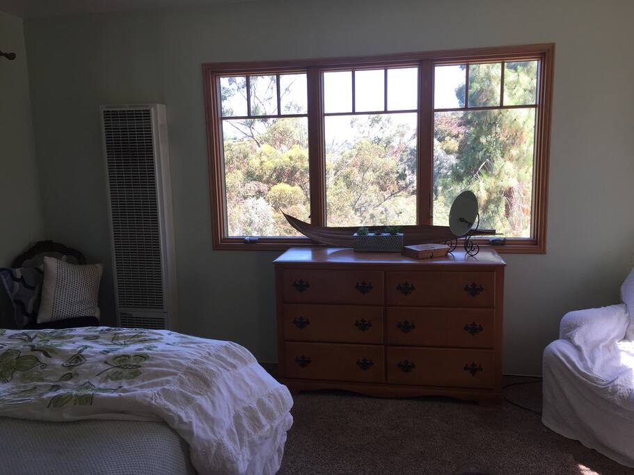 Bedroom--window facing