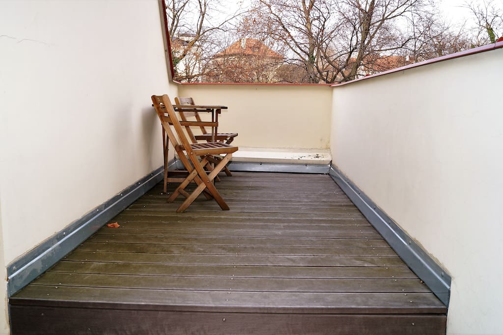 Terrace for your apartment only.