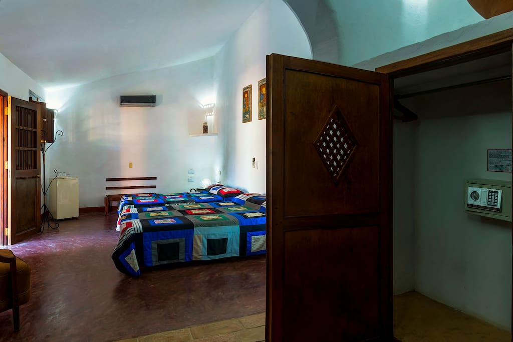 Two double beds
