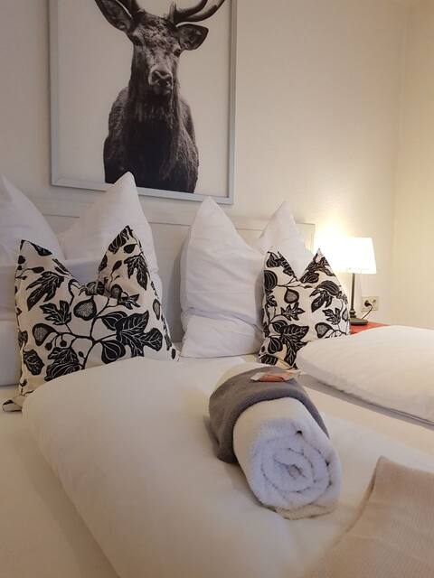 Cozy apartment with a great view, balcony & garden