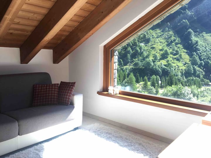 finestra panoramica, solo natura e relax!