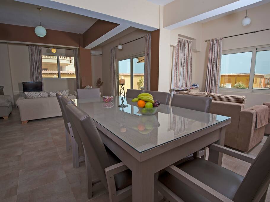 The dining room