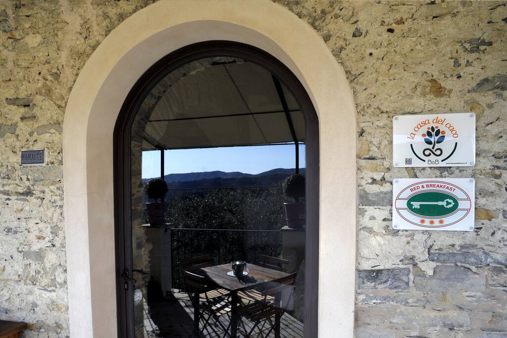 La terrazza del bed and breakfast