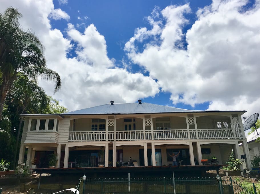 Majority of upstairs is yours + the veranda