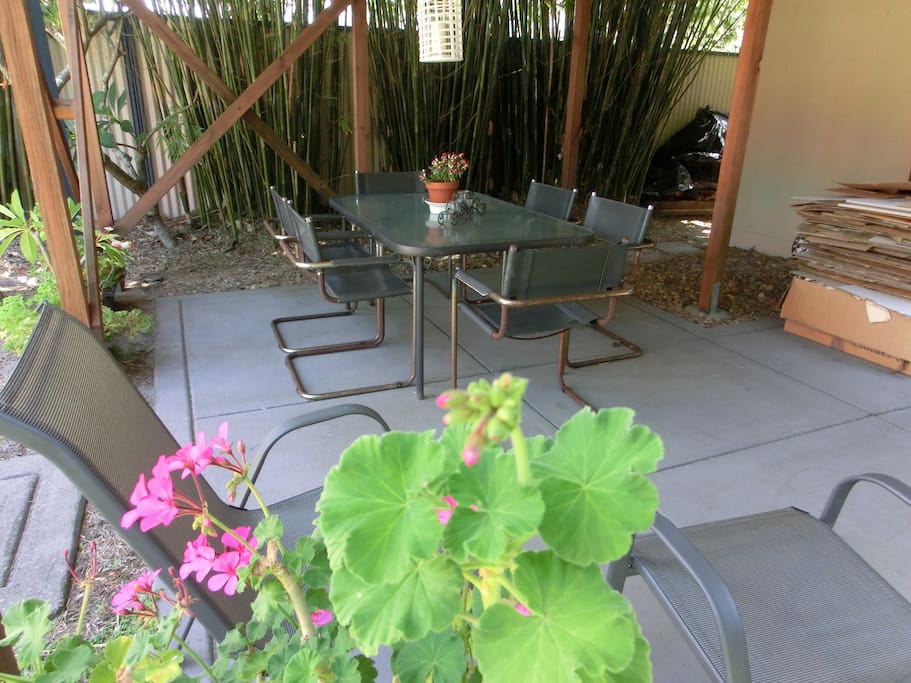 Garden downstairs