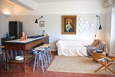 Garden Apartment on the sea!