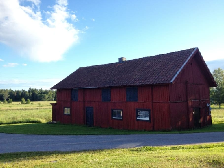 This is one of two barns on the property...