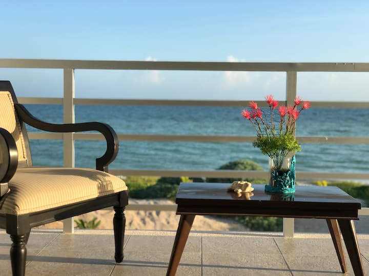 Lovely oceanfront house in San Bruno, Yucatan Houses for Rent in