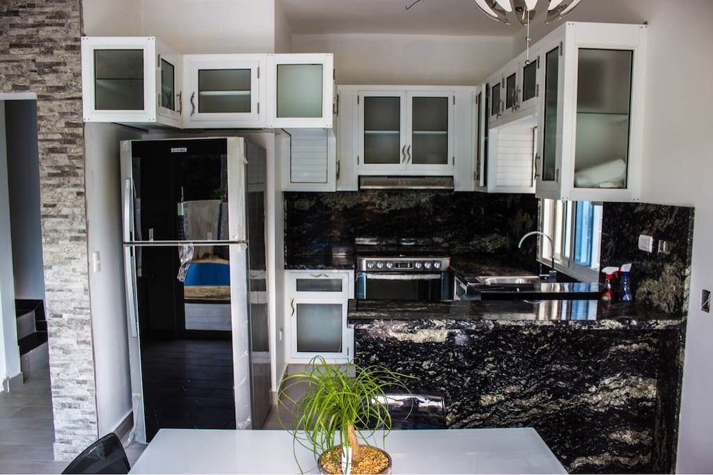 Custom Made Kitchen And Brand New Stainless Appliances