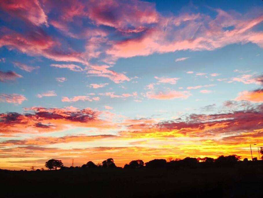 This is the view from your room. We get some pretty amazing sunsets here.