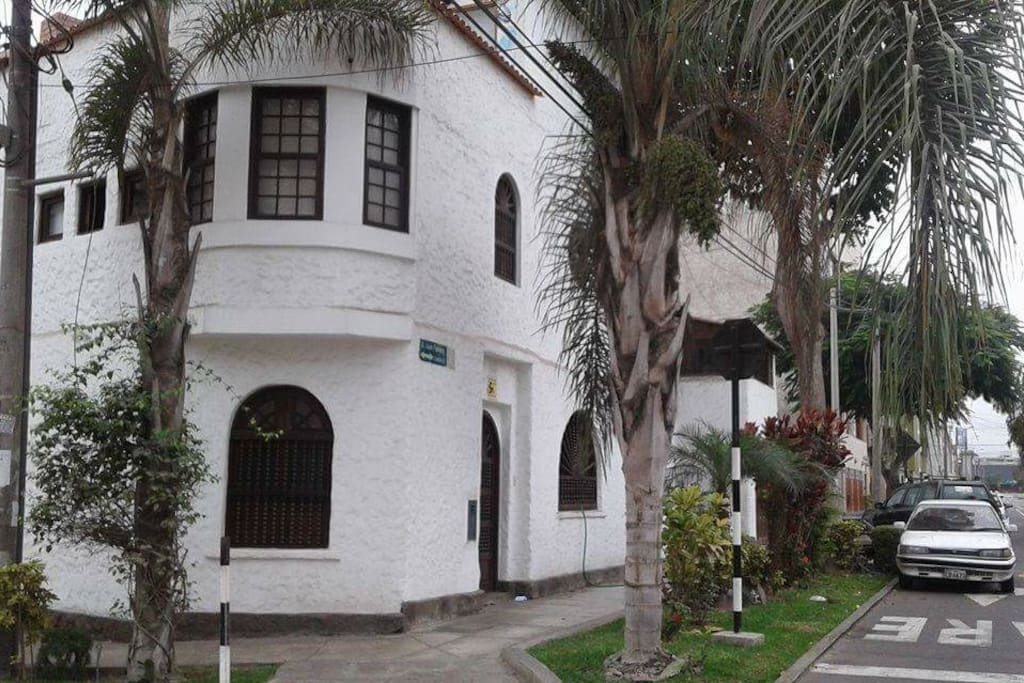 Front of the house, designed by Menina Pereira