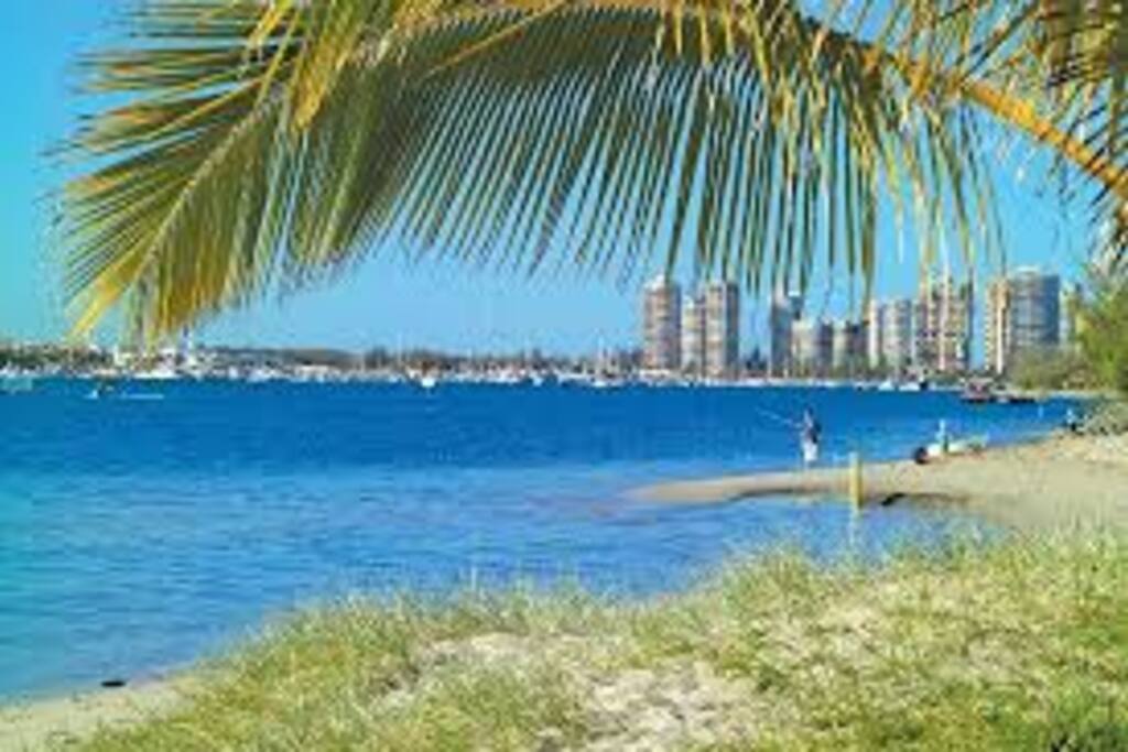 View of the Broadwater which my unit looks over to. Its location, location, location.