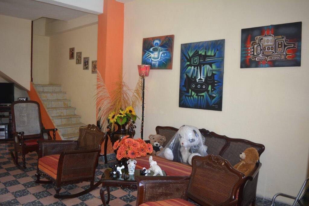 Sala donde se reciben a los huspedes