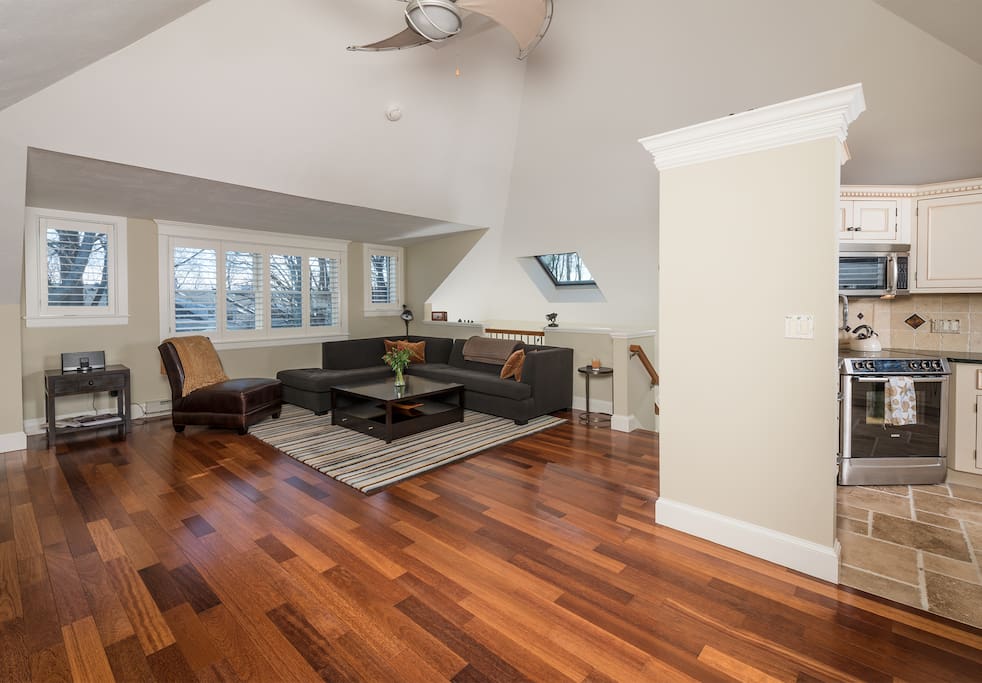 Upstairs living area