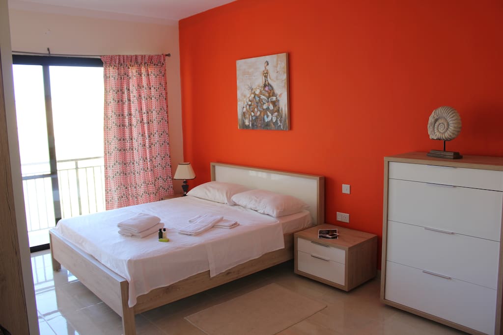 Beautiful bedroom with double bed and your own small bathroom with shower