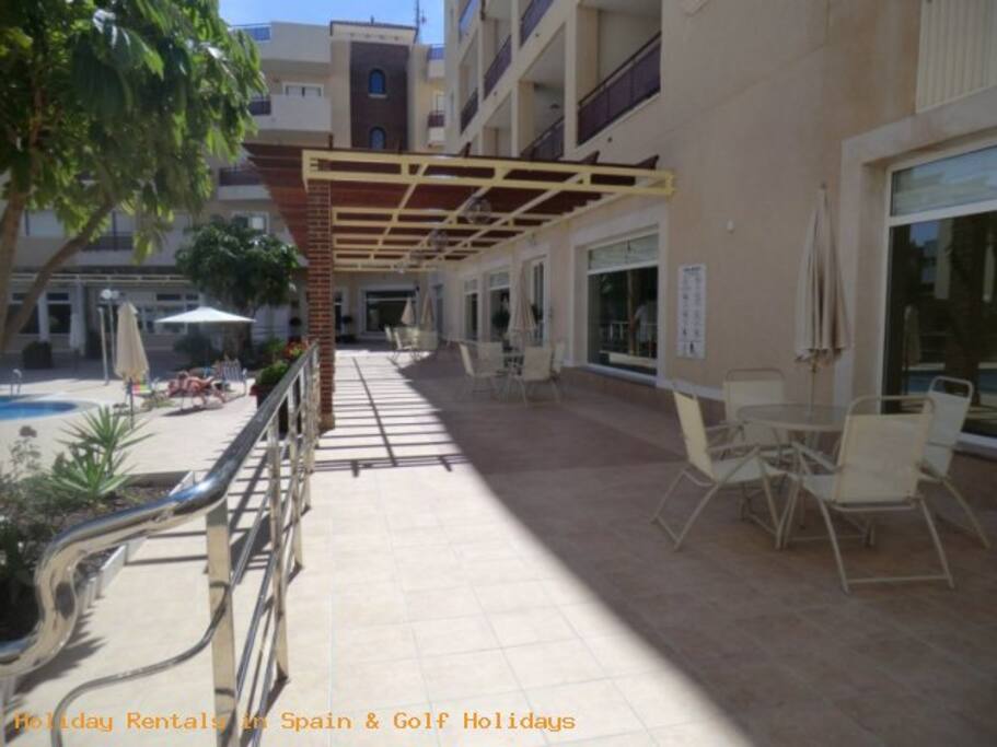 Tables and Parasols