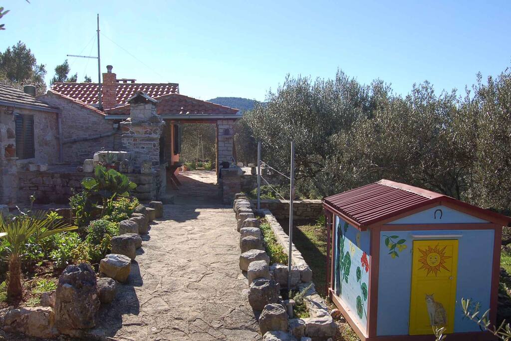 The entrance