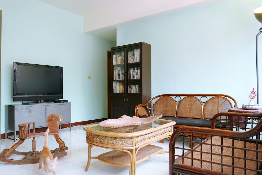 Commodious comfortable living room.