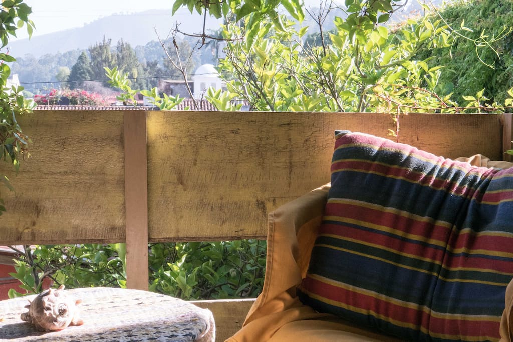 Cute Balcony, perfect for relaxing after a fun day touring Antigua...