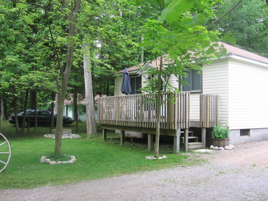 Front of the cottage