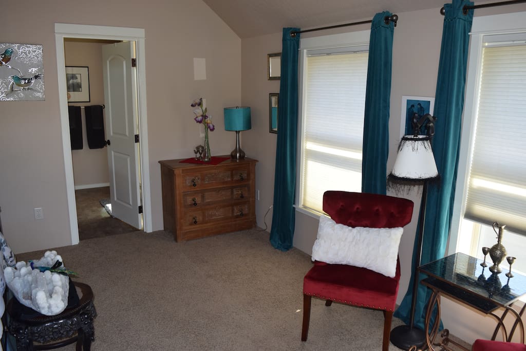Room is more spacious than pictures can depict