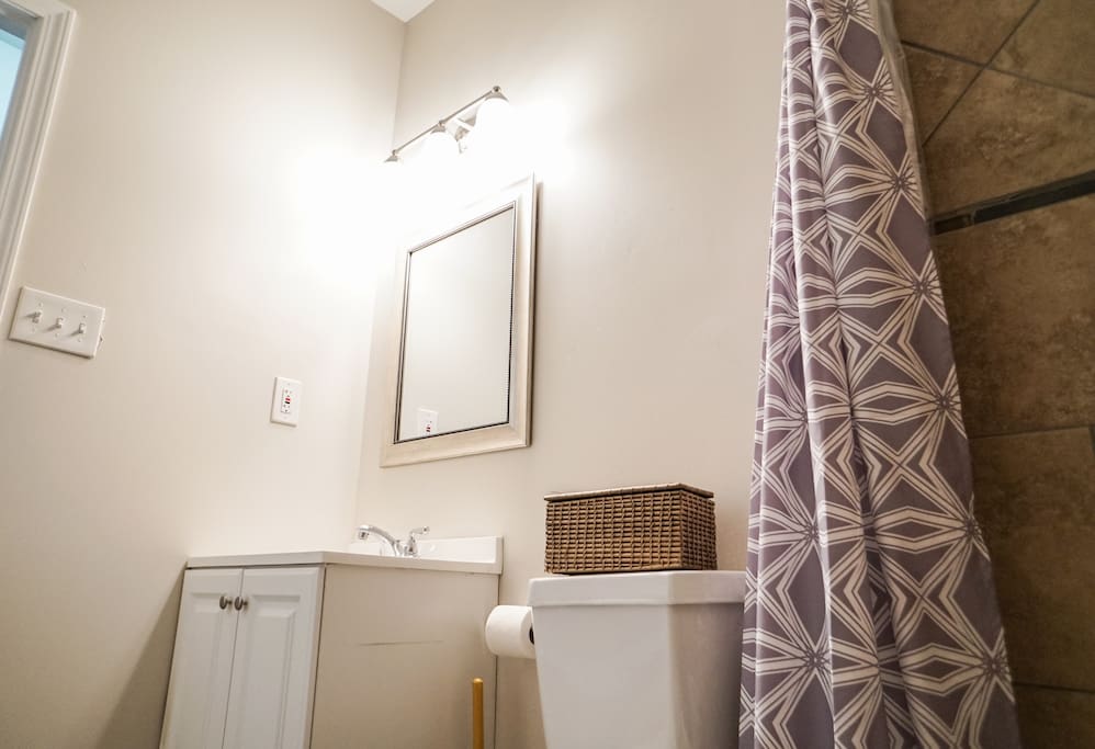 Bathroom one provides great spacing for you and guests.