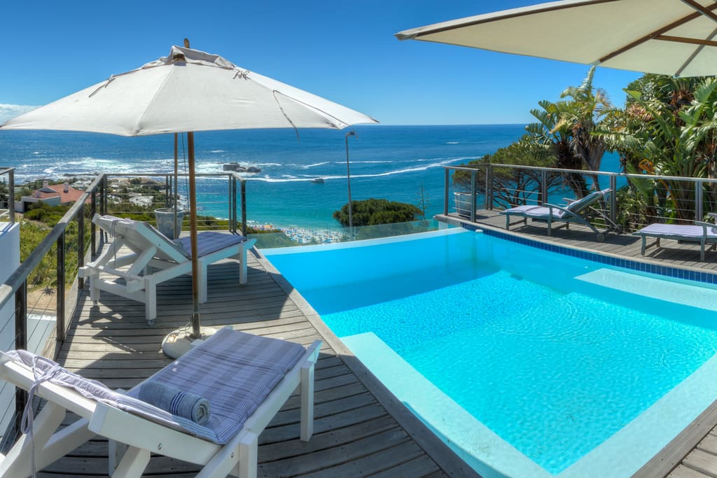 Outside Pool for relaxing tanning