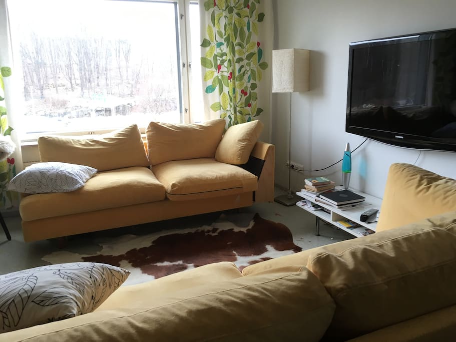 Livingroom, TV, Xbox with Netflix.