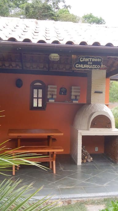 Espaço Gourmet e churrasqueira