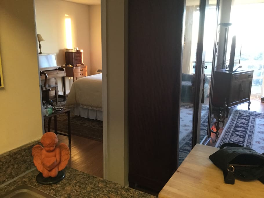 View through apartment